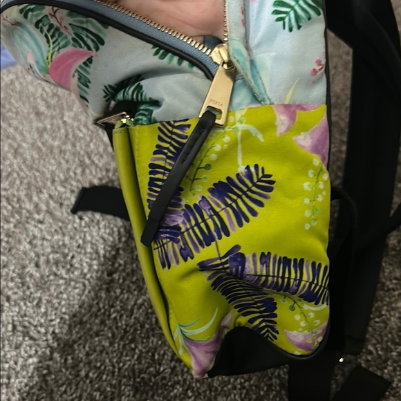 Furla Fiordaliso And Ranuncolo Giudecca Flamingo Neon Small Backpack In Blue - Picture 12 of 15